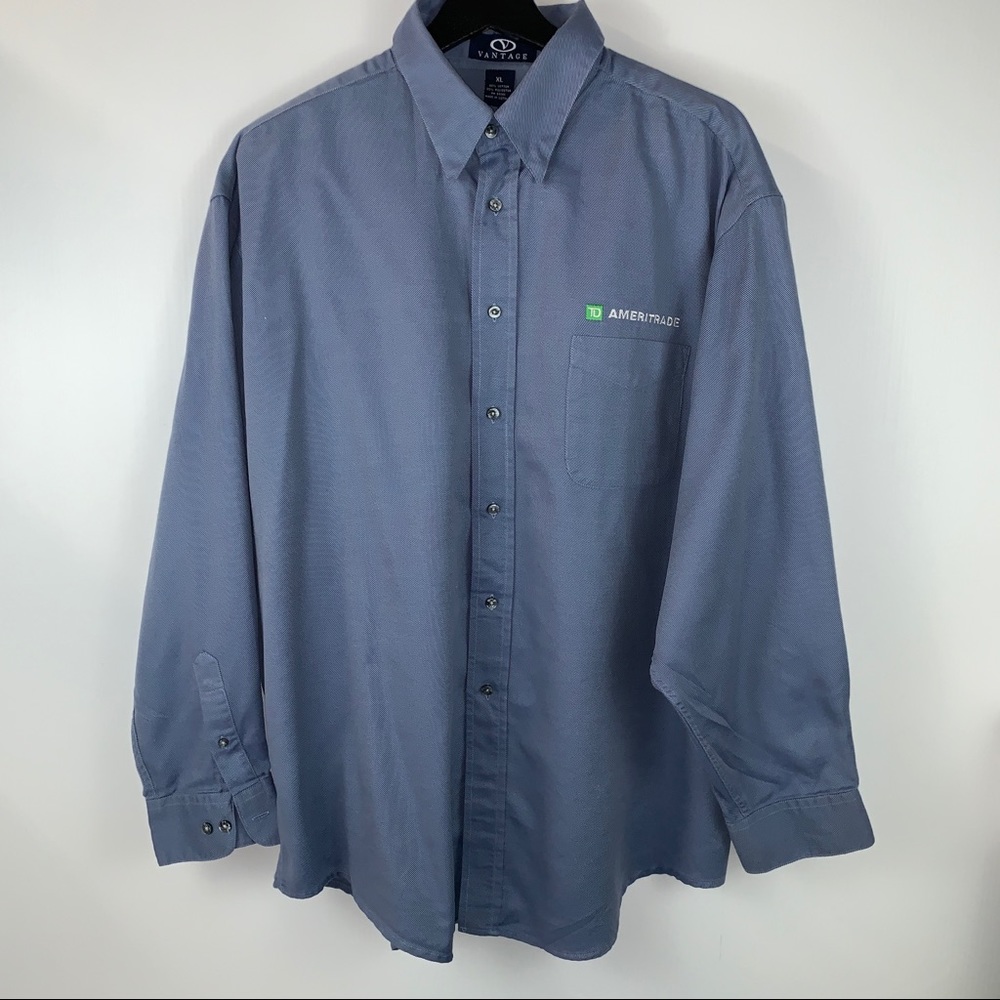 Men’s TD Ameritrade Long Sleeve Oxford Shirt XL